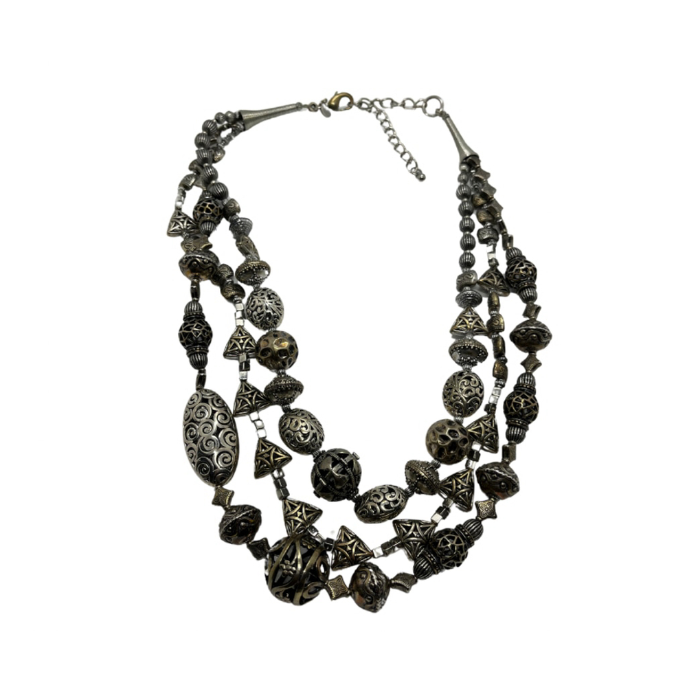 1351 Chico's Layered Necklace - Picture 2 of 4